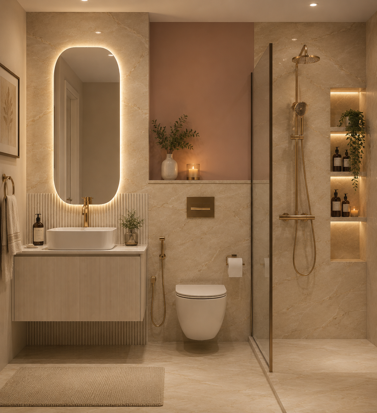 Bathroom rendering 1