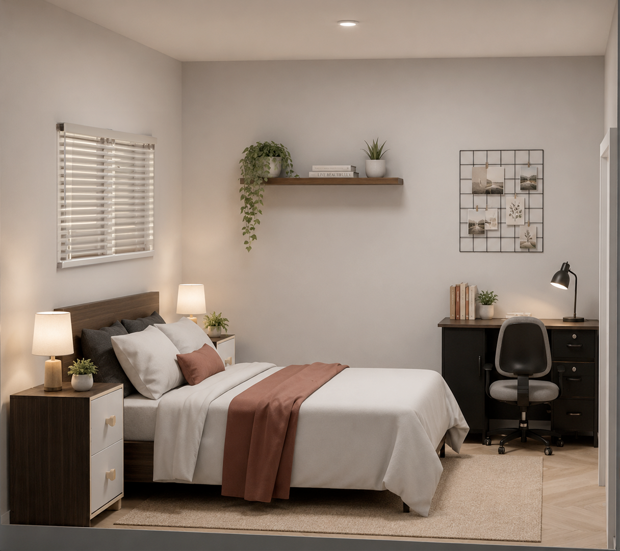 Bedroom rendering 1
