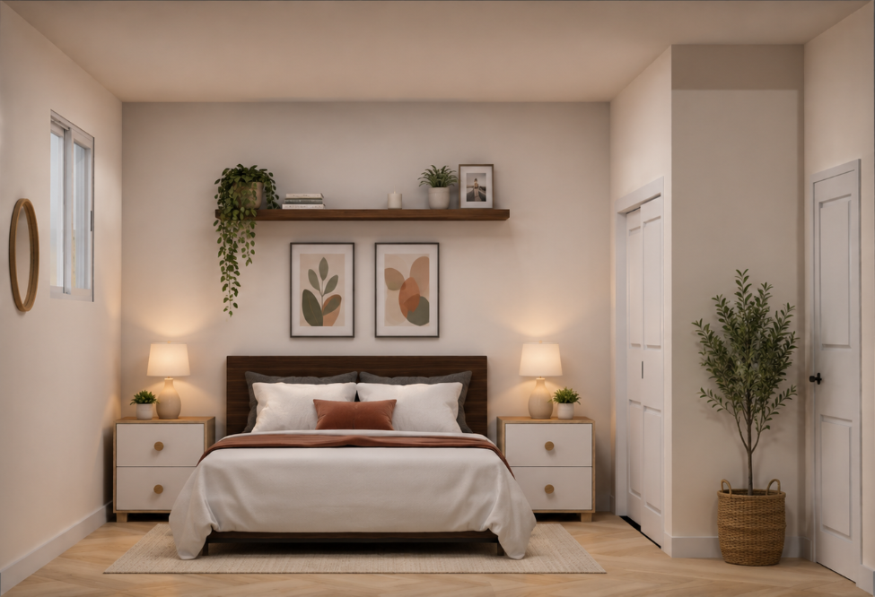 Bedroom rendering 2