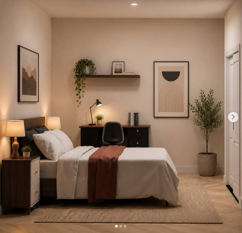 Bedroom rendering 3