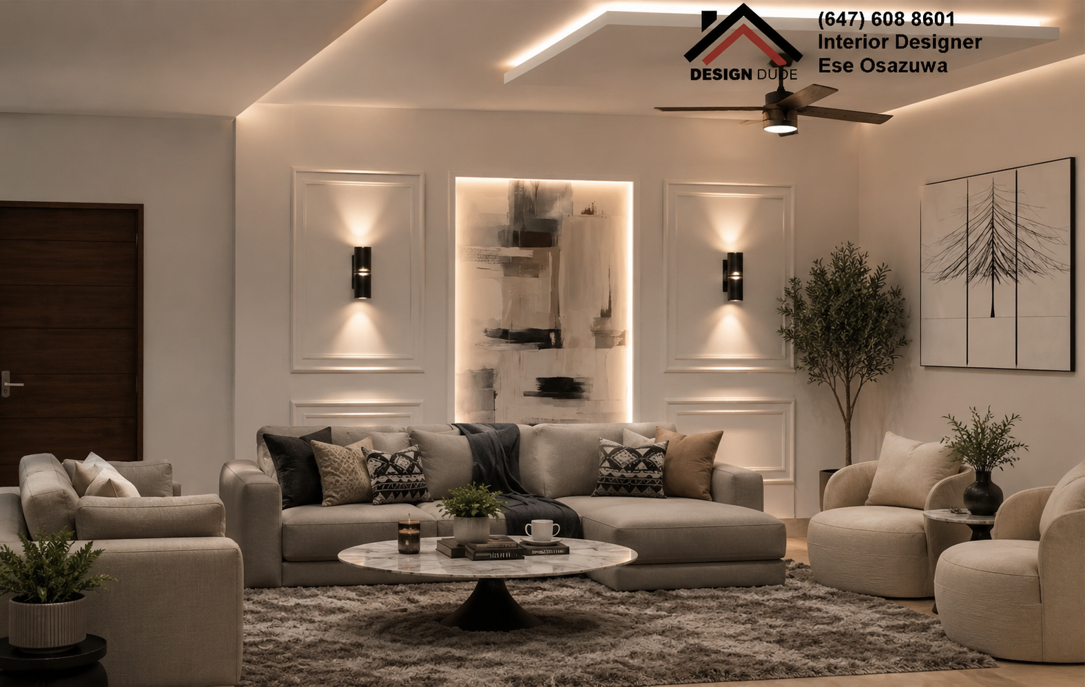 Living Room rendering 1