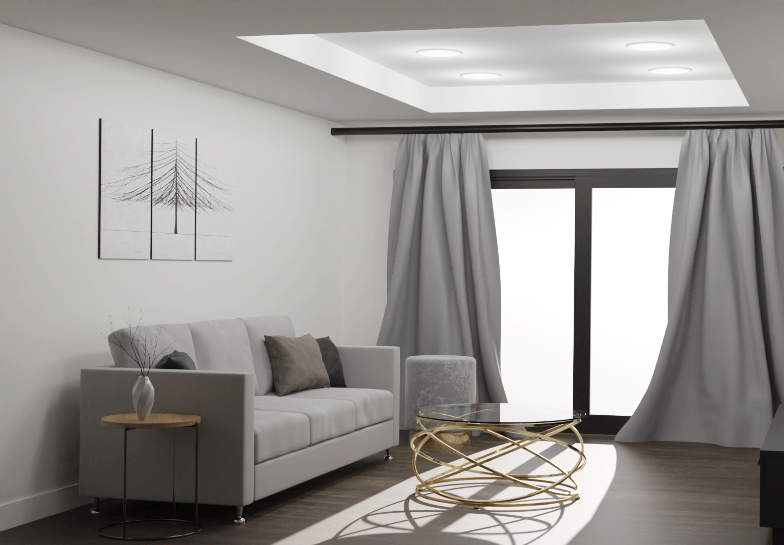 Living Room rendering 4
